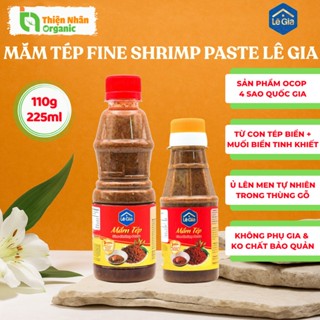  Mắm Tép Lê Gia Chai Nhựa Pet Sản Phẩm 4 Sao OCOP 110g 225ml 