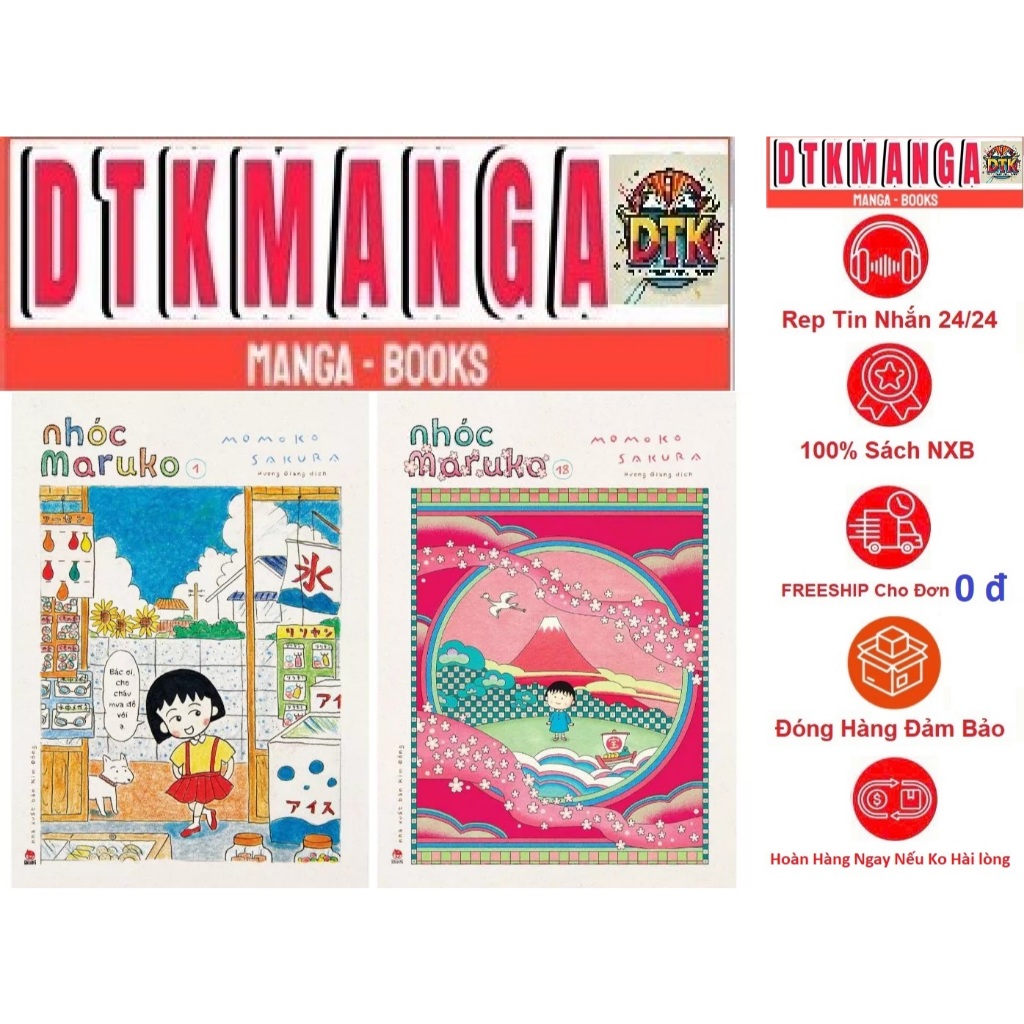 Truyện tranh - Nhóc Maruko full tập 1 2 3 4 5 6 7 8 9 10 11 12 13 14 15 16 17 18- NXB Kim Đồng