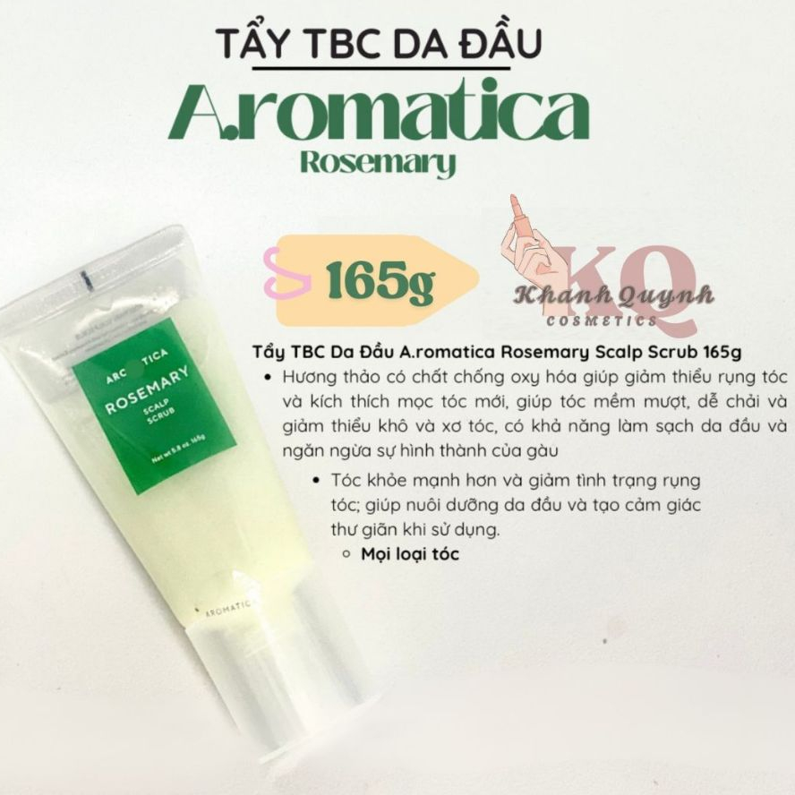 Tẩy Da Chết Da Đầu Aromatica Rosemary Scalp Scrub