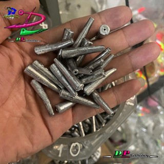 ( 10 viên )Chì câu cá XUYÊN TÂM đủ các size lớn câu sông ( 10g -> 50g)