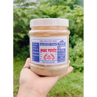 MUỐI SẶC TÔM CAY XÈ LƯỠI, KHÔNG MẶN THƠM NGON (muối tuổi thơ)