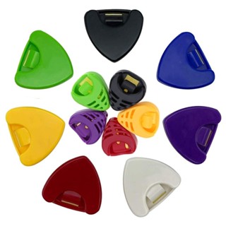 Hộp Đựng Pick Móng Guitar Nhựa Nguyên Sinh Nhiều Màu - Hộp dán đựng pick phím gảy