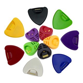 Hộp Đựng Pick Móng Guitar Nhựa Nguyên Sinh Nhiều Màu - Hộp dán đựng pick phím gảy {Ánh Dương - Store}