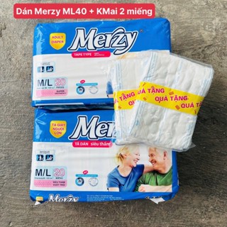   +3 Miếng  Bỉm già Merzy M20 ML20 và XL20  Tã dán  siêu thấm hút. ánh dương XL10 ML10 #bỉm merzy #tã merzy #caryn #merzy 