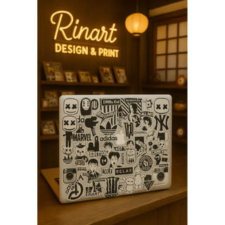 STICKER LOCAL BRAND TRẮNG ĐEN SIÊU CHẤT