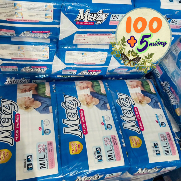   Sỉ 100+5 Kmai  Bỉm dán người già Merzy ML20 XL20 và ML10 M10 XL10 #Tã già Merzy #Bỉm Merzy #bỉm già Merzy #tã merzy M20 
