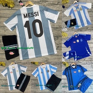  Bộ Quần Áo bóng đá Đội Tuyển Argentina MESSI -  Quần + Áo   - Bản Fan Thái Chuẩn thi đấu 