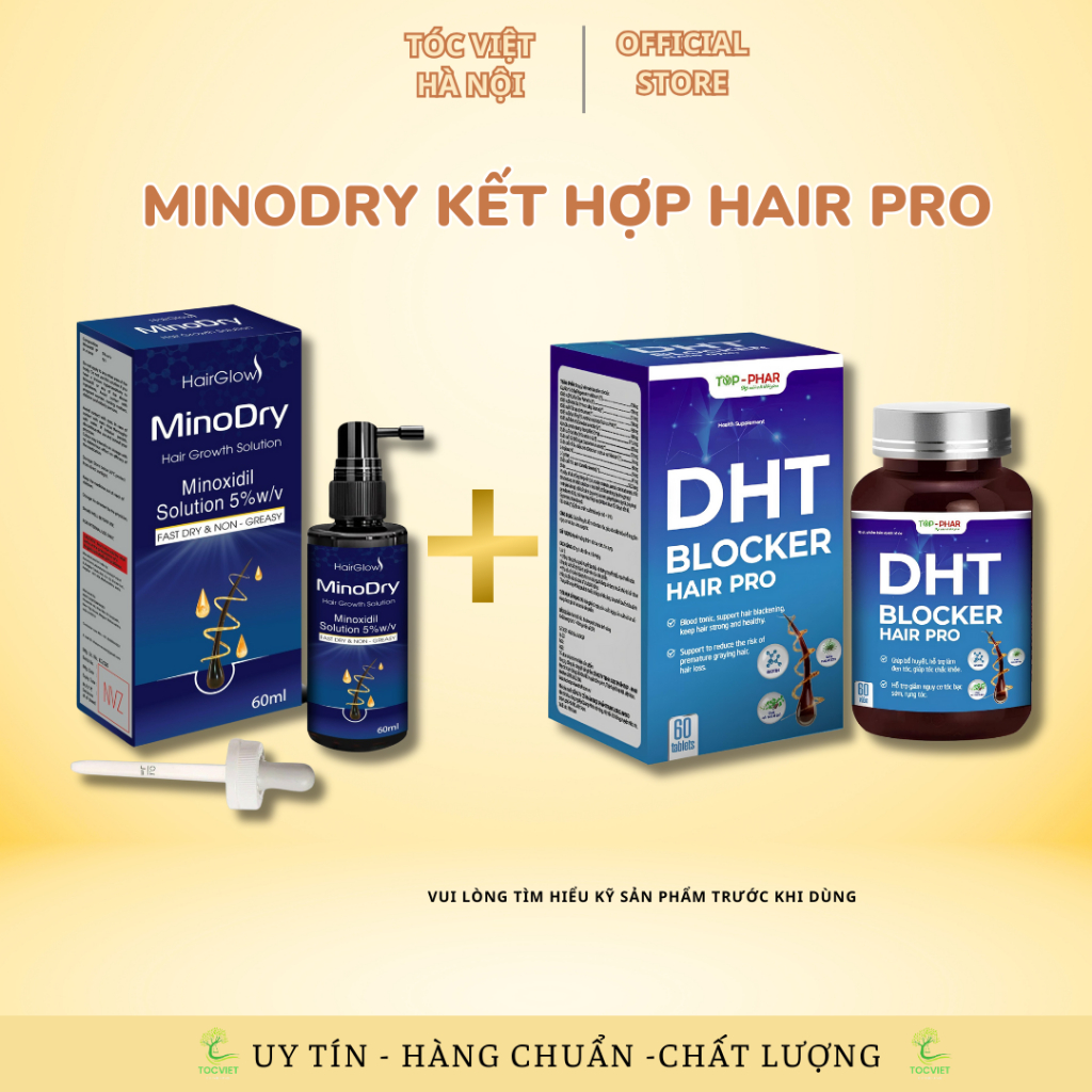 Serum mọc râu tóc minoxidil cho nam giới xịt mọc tóc minoxidil 5% kích mọc tóc phân phối bởi Tóc Việ