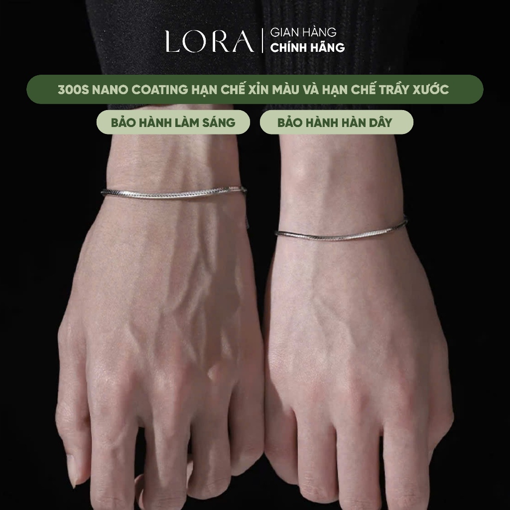 [BH Trọn Đời] Lắc Tay Đôi Bạc S925 Gia Công Riêng Đeo Vừa Tay Cho Cặp Đôi LORA Couple Mở Lòng Gắn Kết Và Bền Chặt Hơn | BigBuy360 - bigbuy360.vn