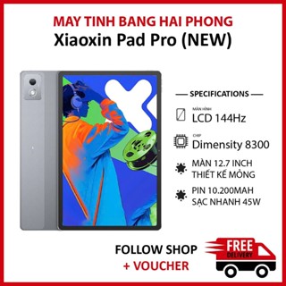 Máy tính bảng Lenovo Xiaoxin Pad Pro NEW RAM 8/128GB chip Dimensity 8300 màn 12.7 2.9K 144Hz pin 10200 mAh sạc nhanh 45W