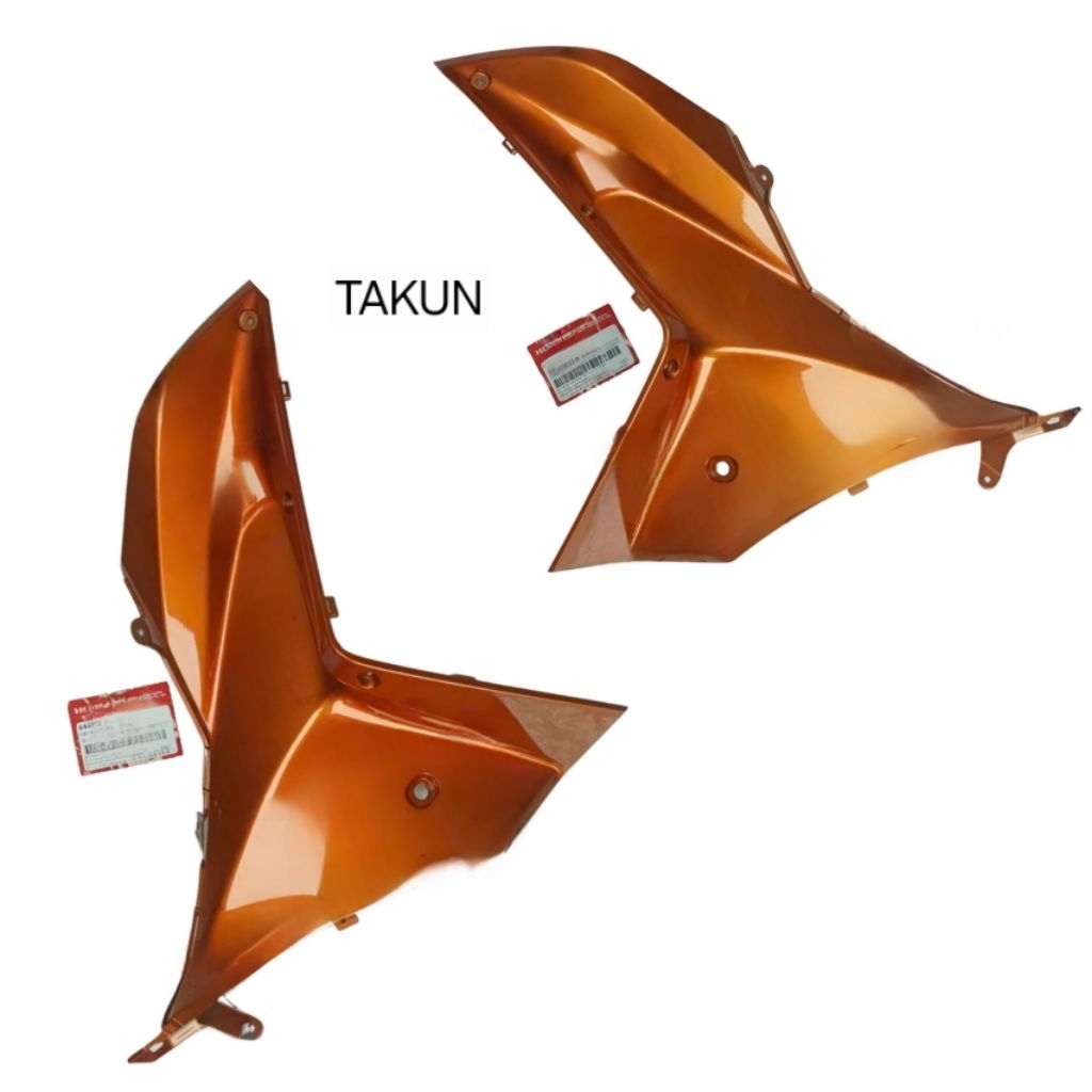 Cặp ốp yếm nhựa, cánh bừng yếm bên trong AlR BLADE 2013... cam zin Honda 64420-K27-V0OZH, 64410-K27-