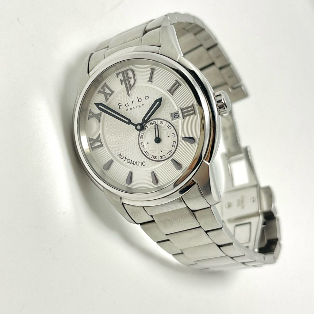 Đồng hồ cơ nam hiệu Furbo Design, thép không gỉ 42mm - Nhật Bản, Chính hãng [2HAND]