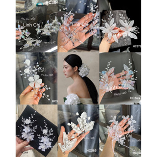 hoa cài tóc cô dâu. mẫu cài [MỚI NHẤT] cho cô dâu