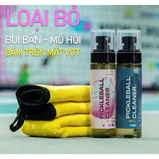 [Chính hãng] Chai xịt vệ Sinh Mặt Vợt Pickleball - Làm Sạch Bụi Bẩn- Bảo Vệ Mặt Vợt - Tăng Độ Bám