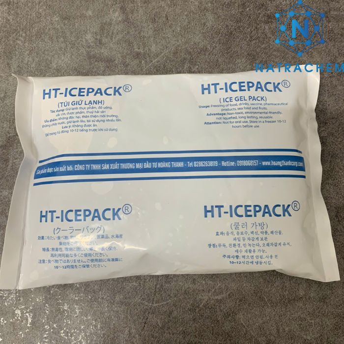 Combo 2 TÚI ĐÁ GEL ĐÁ KHÔ HT ICE PACK – 500GR (14x21cm)