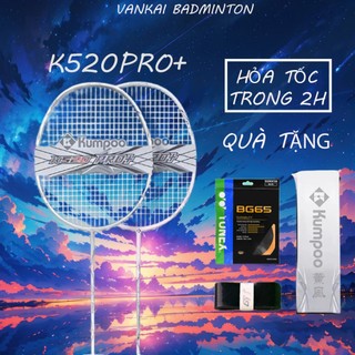 Vợt cầu lông Kumpoo K520 Pro 2024 chính hãng 84g 4U/G5 đan dây theo yêu cầu giá tốt