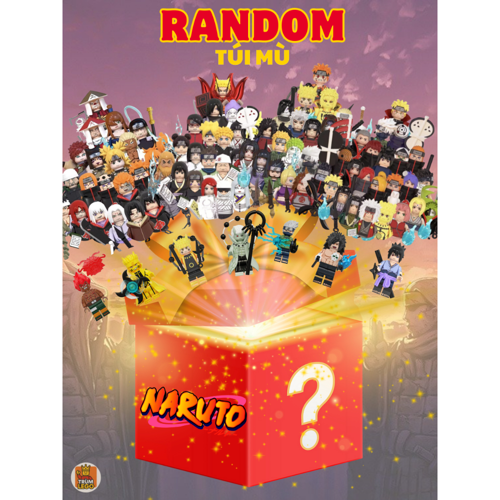 Túi Mù Random Tất Cả Lego Naruto "Siu Hot"