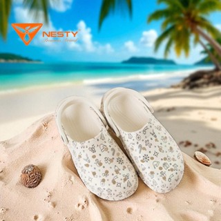 [NE01-3] Dép Sục Nam Nữ NESTY Họa Tiết Giáng Sinh Chất Liệu EVA Mềm Mại Chống Trơn Trượt Hoa Đế Bằng