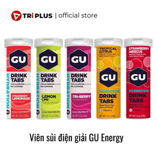  Viên Sủi GU ENERGY HYDRATION DRINK TABS - Ống 12 Viên - Bổ Sung Nước Và Điện Giải Khi Hoạt Động Thể Thao 