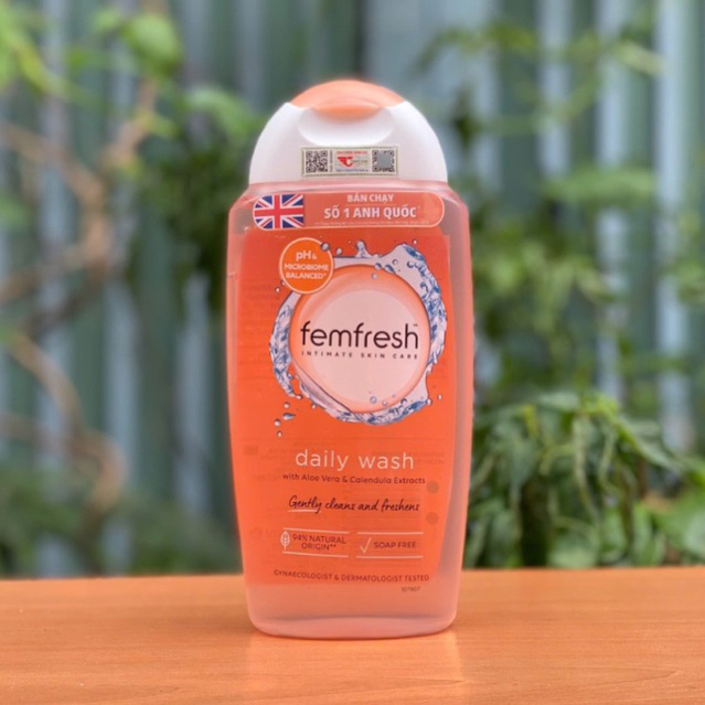 [Nhập khẩu chính ngạch] Dung dịch vệ sinh Femfresh Daily Wash hằng ngày - femfresh cam