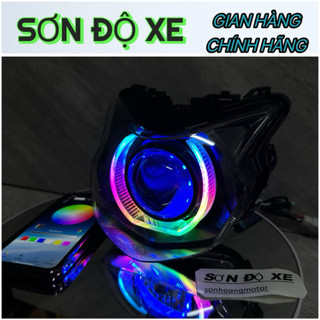 ( chính hãng ) Pha Đèn Bi Cầu Vision 2021-2026 Vòng 3D Móng Ngựa Đổi Màu App Bi E11+ Công Xuất 70w( Bảo Hành 24 Tháng )