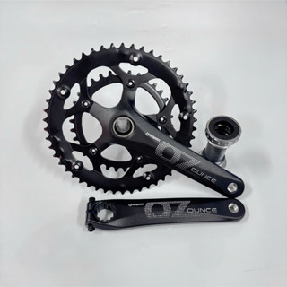 Đùi đĩa xe đap / giò đĩa trục rỗng xe đạp PROWHEEL 34-50T kèm BB