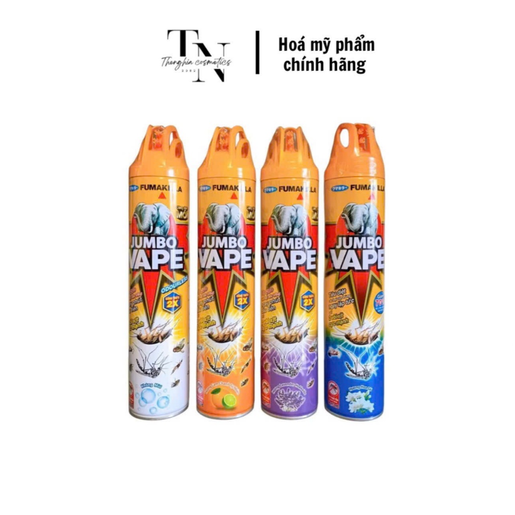 Xịt Muỗi , Xịt Côn Trùng JUMBO 600ml