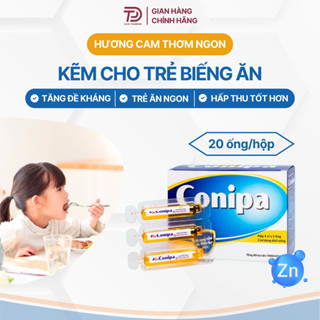 Kẽm cho bé biếng ăn Conipa chính hãng | Vị cam ngon miệng, dễ uống, tăng đề kháng