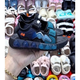 Giày sandal Dép quai hậu cho bé trai đế mềm êm chân Giày sandal đi học đi chơi đi mưa size 21-35 B90