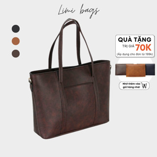 Túi Xách Nữ Công Sở (3 MÀU) Tote da size lớn Đựng Laptop đi học đi làm đi dạy A4 FANCY Limi bags
