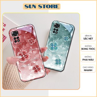  Ốp lưng Xiaomi Redmi Note 11 11s 11 Pro 4G 5G Note 11T in hình cỏ bốn lá hoa kim cương dành cho nữ dẻo giá rẻ 