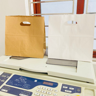 100 túi giấy kraft size to 28 x 28 chuyên đựng quần áo mĩ phẩm, hoa quả, các sản phẩm hàng hoá khác