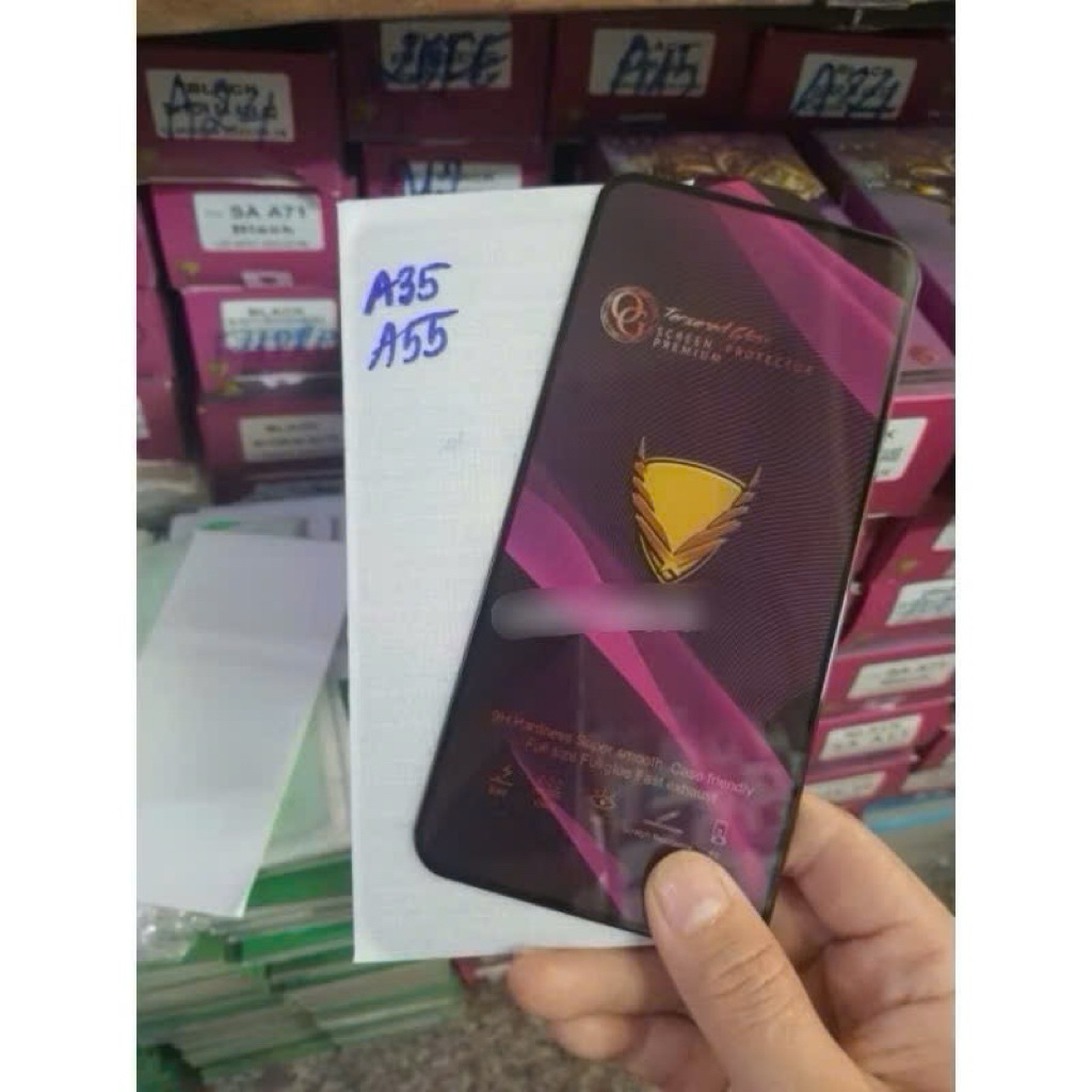 Kính cường lực OG cho samsung A35 5G/A55 5G full màn hình siêu đẹp