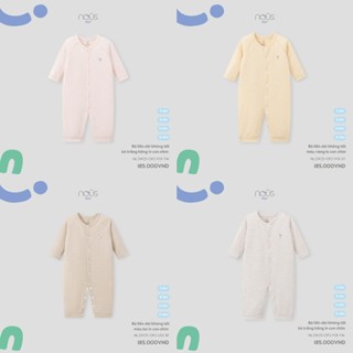Nous Mini Bộ Body Dài Tay Chân Không Tất Giữ Ấm Mềm Mại Dễ Thương Cho Bé Trai Và Bé Gái Nhiều Mẫu