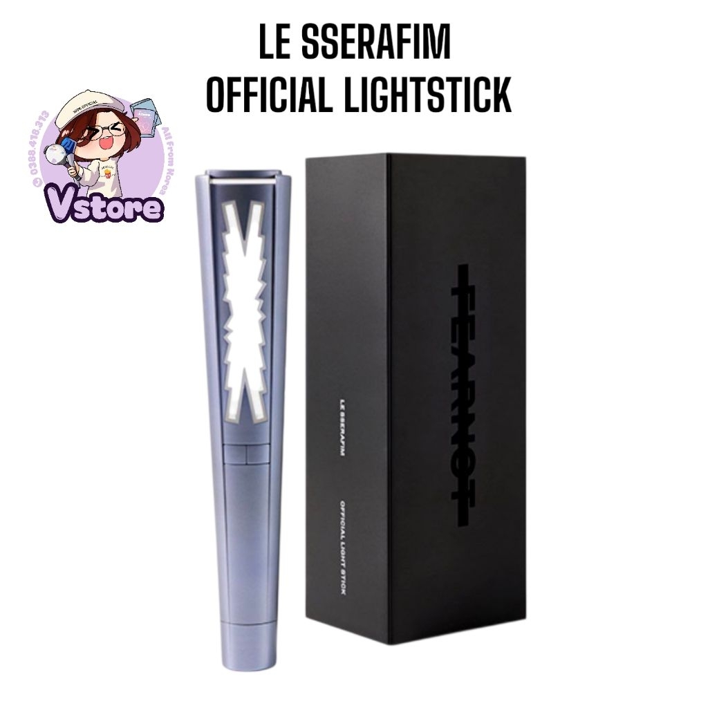 VStore [HÀNG CÓ SẴN] LE SSERAFIM OFFICIAL LIGHTSTICK