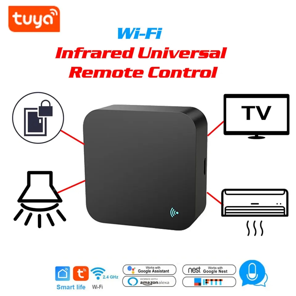 Tuya WIFI Smart IR Điều khiển từ xa Bộ điều khiển hồng ngoại đa năng cho điều hòa không khí wifi tuy