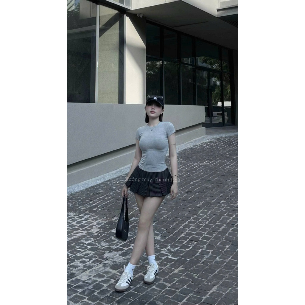 (Ảnh Thật) Chân Váy Kẻ Hack Dáng Loại 1 Form Xoè Có Quần Bảo Hộ Váy Ngắn Xếp Ly To Chất Tuypsy 2 Lớp | BigBuy360 - bigbuy360.vn