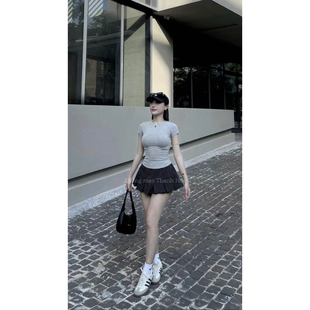 (Ảnh Thật) Chân Váy Kẻ Hack Dáng Loại 1 Form Xoè Có Quần Bảo Hộ Váy Ngắn Xếp Ly To Chất Tuypsy 2 Lớp | BigBuy360 - bigbuy360.vn