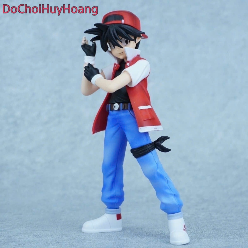 Mô hình tượng nhân vật Red huấn luyện viên Pokemon 18cm