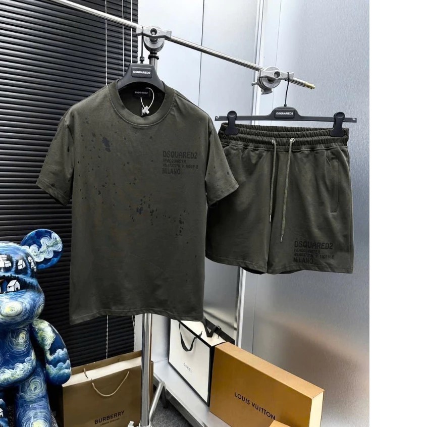 🔥HOT TREND🔥 Bộ Cộc Nam Nữ Cổ Tròn Xanh Rêu Hot trend 2025 Cho Các Boy Phố Chất Thun Hàng Cao Cấp Chuẩn Đẹp