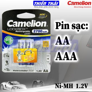  Pin sạc Camelion AA2700mAh,AAA1100mAh,pin sạc 1.2V Ni-MH 