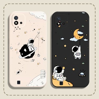 Ốp lưng Realme C20 / C20A / C11 2021 in hình Nasa vũ trụ cạnh viền vuông có bảo vệ camera