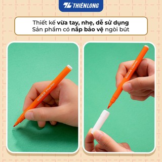 Bút lông màu Colokit FP-01, nét nhỏ, mềm và dễ tô. Màu sắc tươi sáng đúng chuẩn màu mỹ thuật.