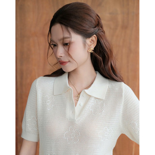  RUBIES Áo Dệt Kim Nữ Berry Polo 