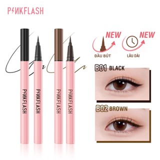 PINKFLASH Bút kẻ mắt dạng lỏng có sắc tố cao lâu trôi không thấm nước màu đen 0.6G