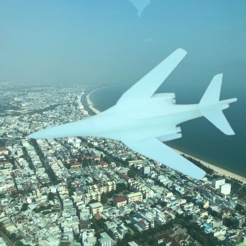 Mô hình Tu-160 in 3D (màu trắng)