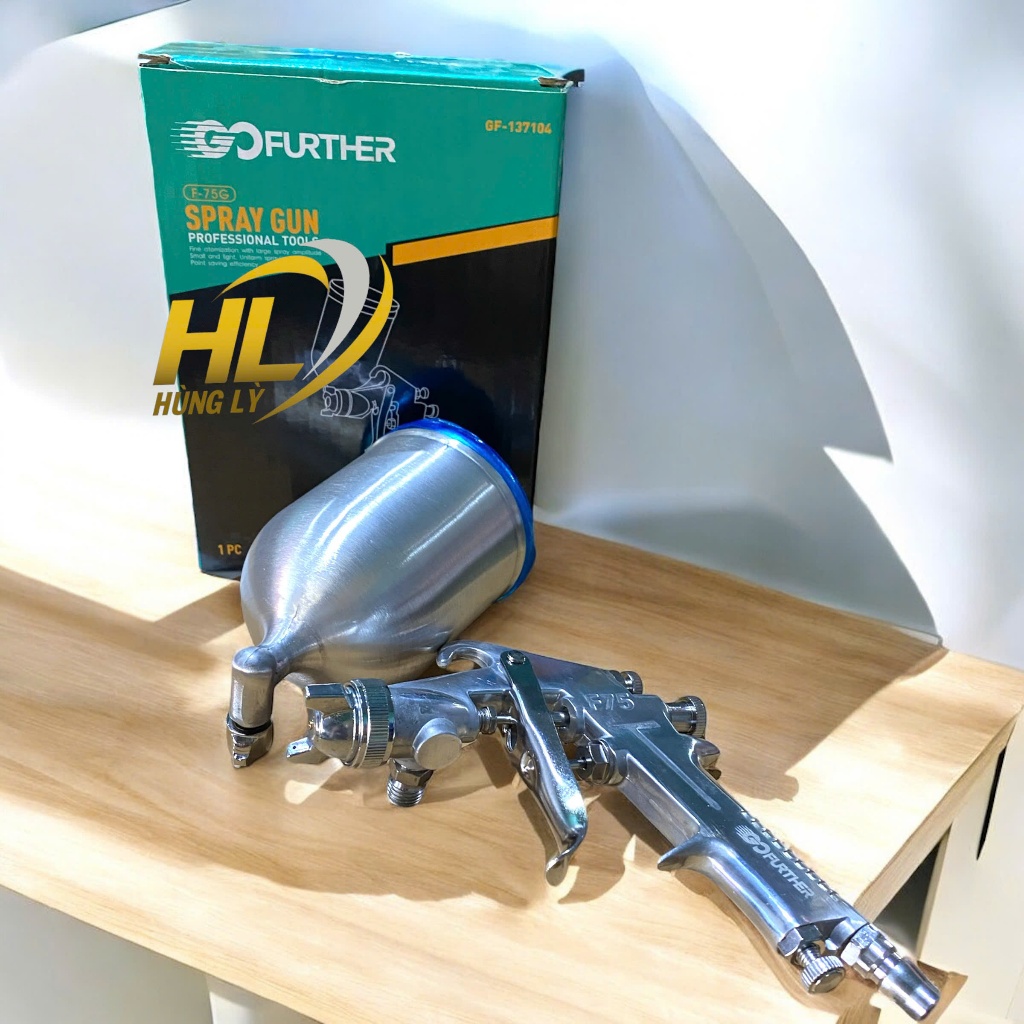 Súng phun sơn FURTHER F75G đồ cầm tay nhẹ nhàng tiện lợi phụ tùng nông nghiệp hùng lỳ
