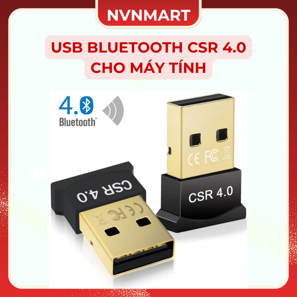 USB Bluetooth CSR 4.0 - bổ sung bluetooth cho MÁY TÍNH