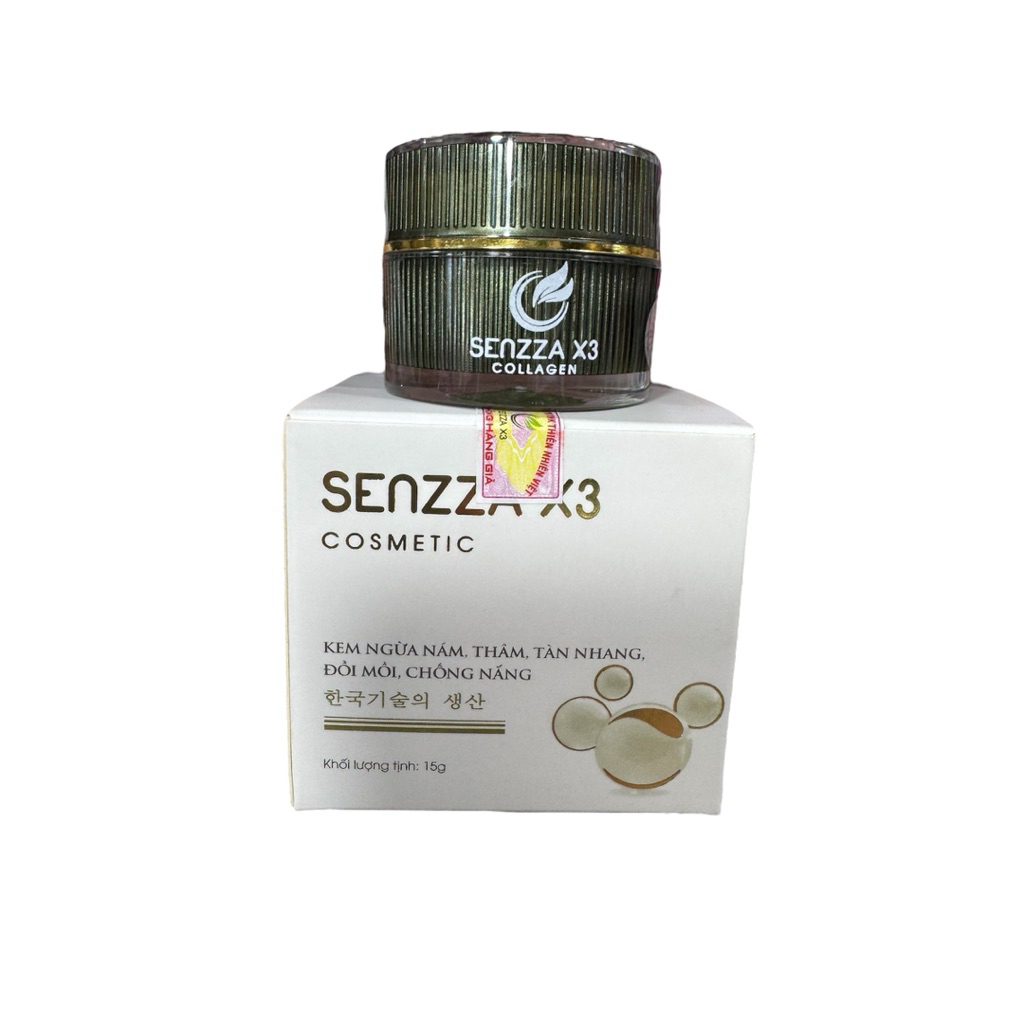 Kem nám ,thâm, tàn nhang,đồi mồi ,chống nắng Face Senzza X3 Collagen 15g