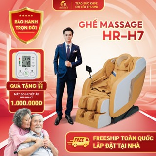Ghế massage toàn thân HR Haruko H7 ghế mát xa điều khiển giọng nói phù hợp với người lớn tuổi